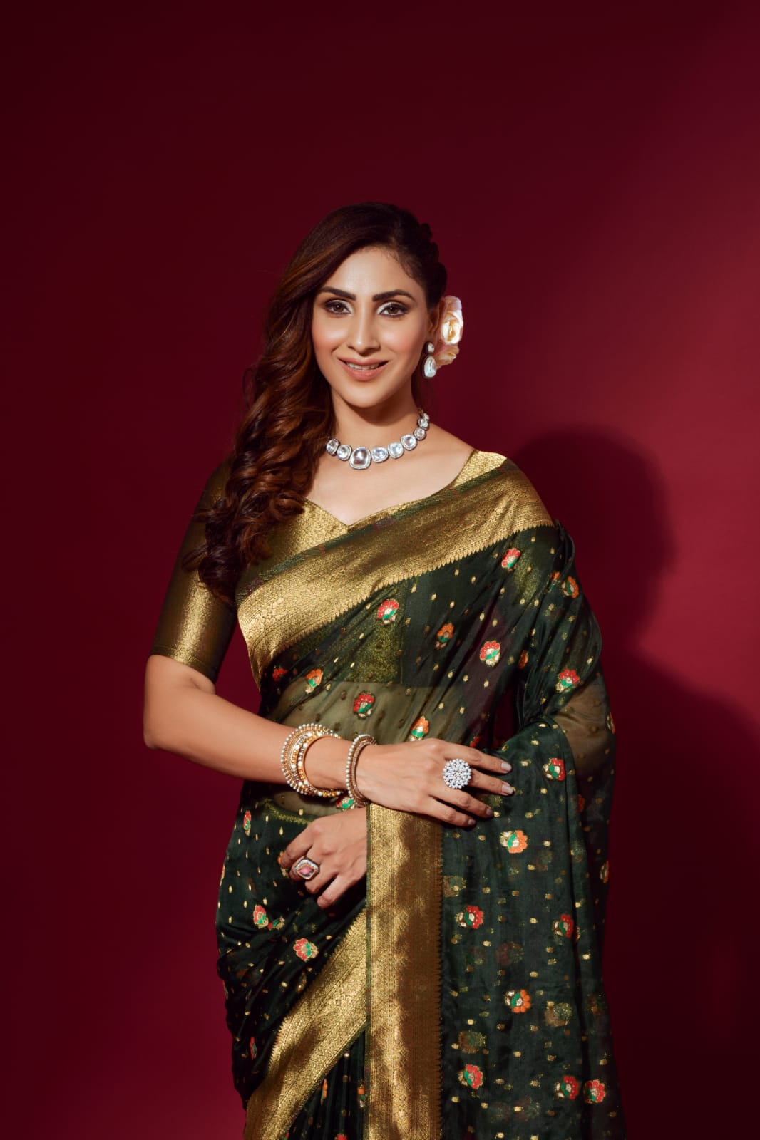 Rajpath Amuly Silk Designer Ethnic Wear Organza Silk Saree Collection